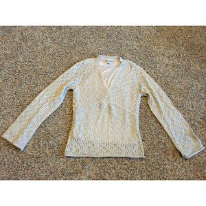 NEW! Studio JPR Cozy Knit top blouse long sleeve m